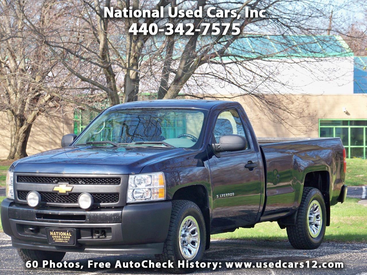 2012 Chevrolet Silverado 1500 W/T Reg Cab 4WD Long Box 8Ft Bed