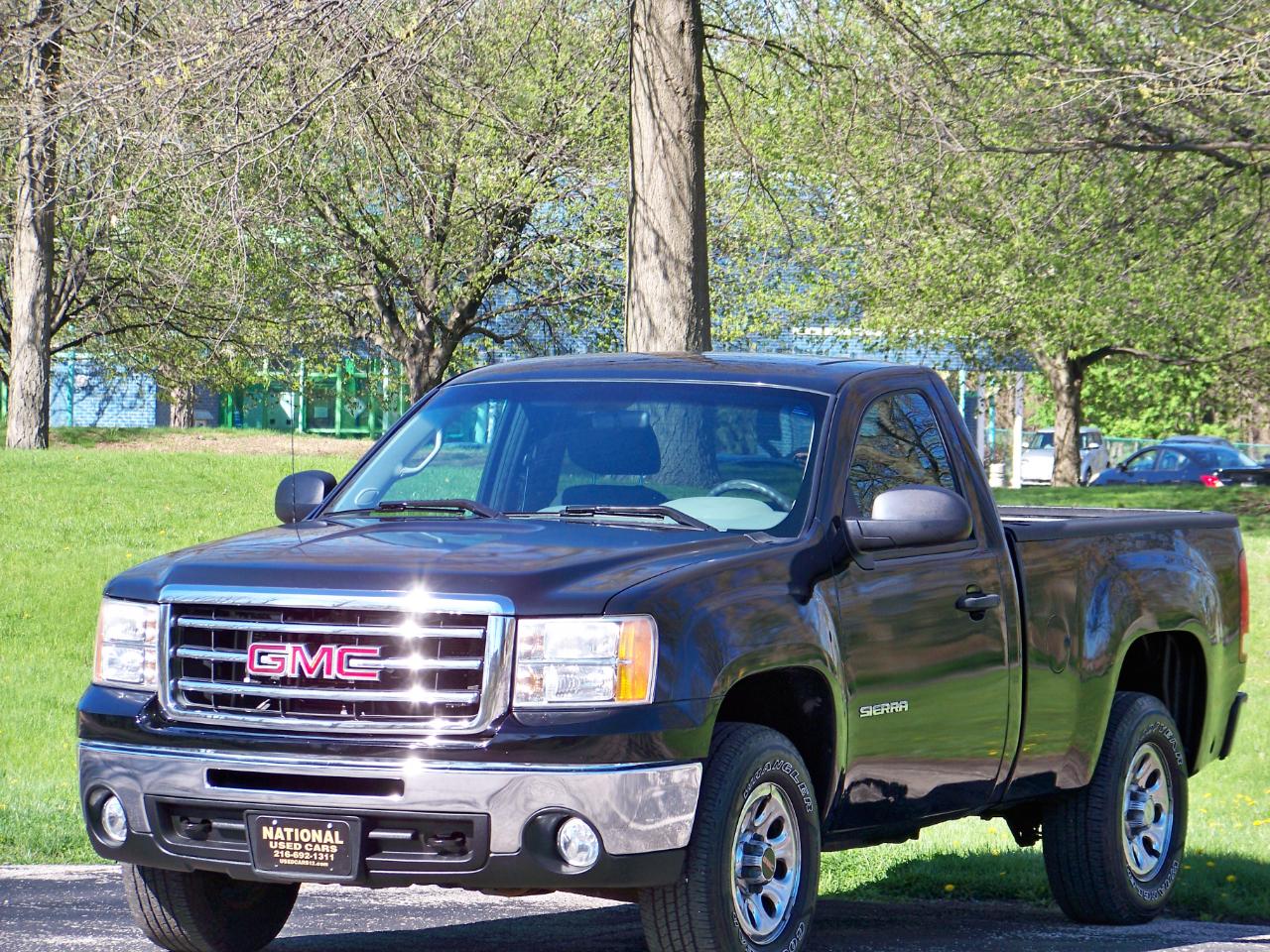 Black 2012 GMC Sierra 1500 Pickup Truck Four-Wheel Drive Automatic