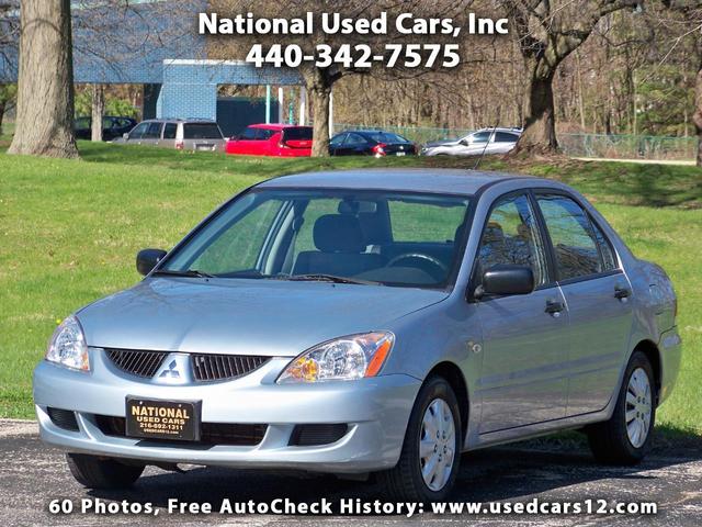 Silver 2005 Mitsubishi Lancer ES Sedan Front-Wheel Drive Automatic