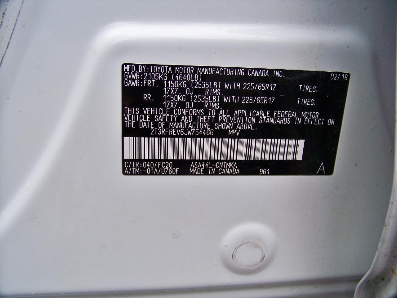 Toyota RAV4 XLE AWD 2018