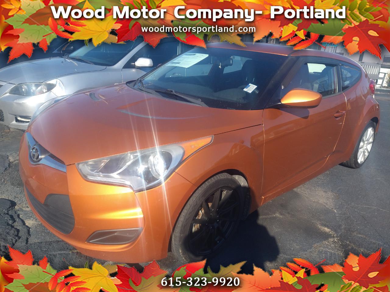 2013 Hyundai Veloster 3dr Cpe Auto w/Black Int
