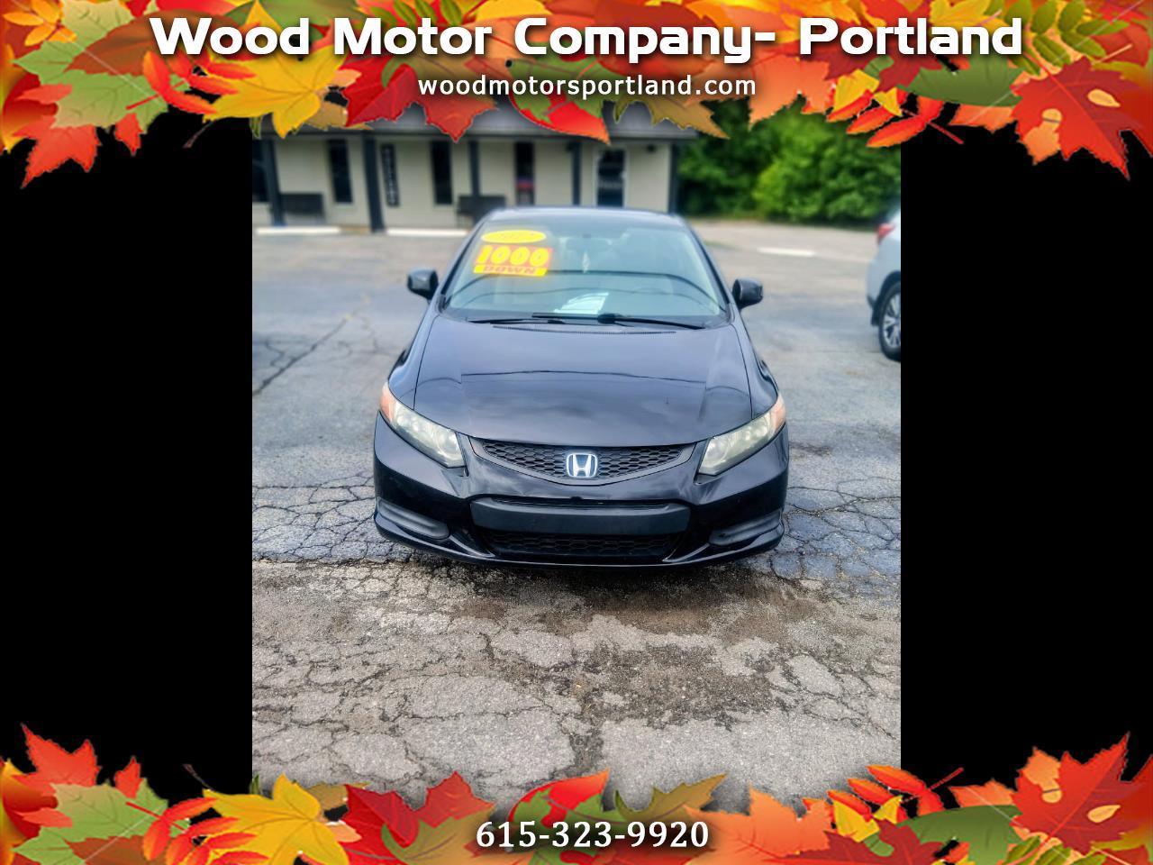 2012 Honda Civic Cpe 2dr Auto EX