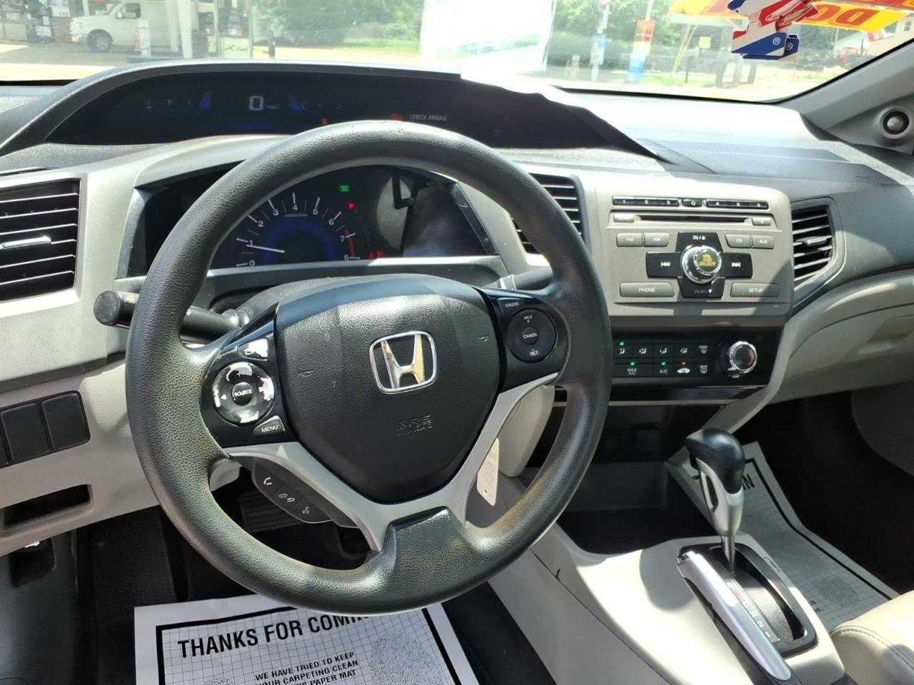 Honda Civic Cpe 2dr AT EX 2012