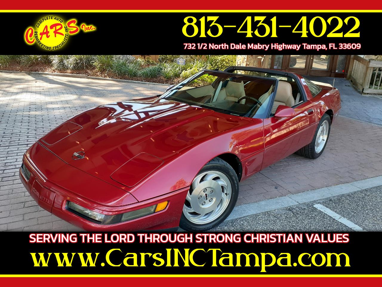 1995 Chevrolet Corvette Coupe Both Tops