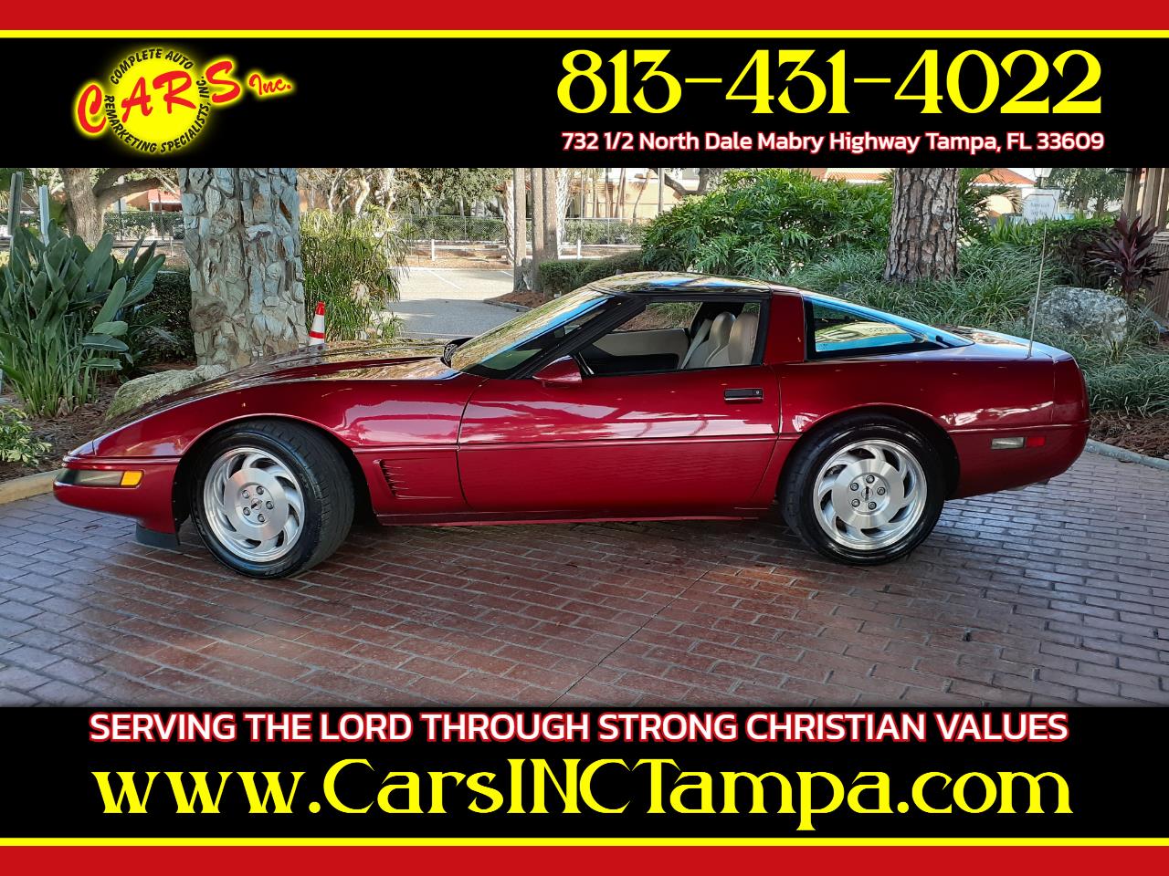 1995 Chevrolet Corvette Coupe Both Tops