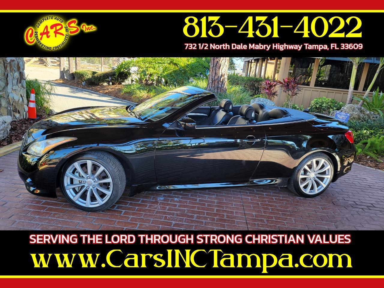 2010 Infiniti G Convertible Retractable Hardtop G37 S