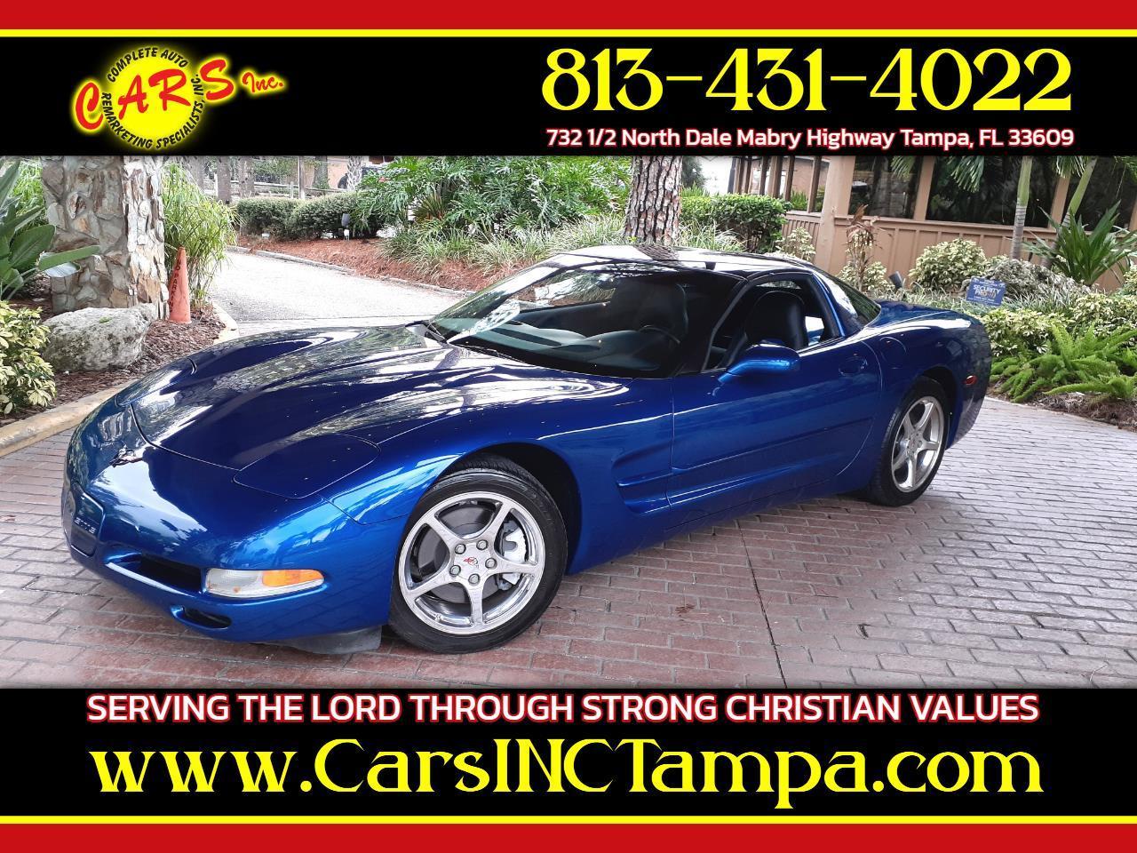 2002 Chevrolet Corvette Coupe Two Tops 17k Miles