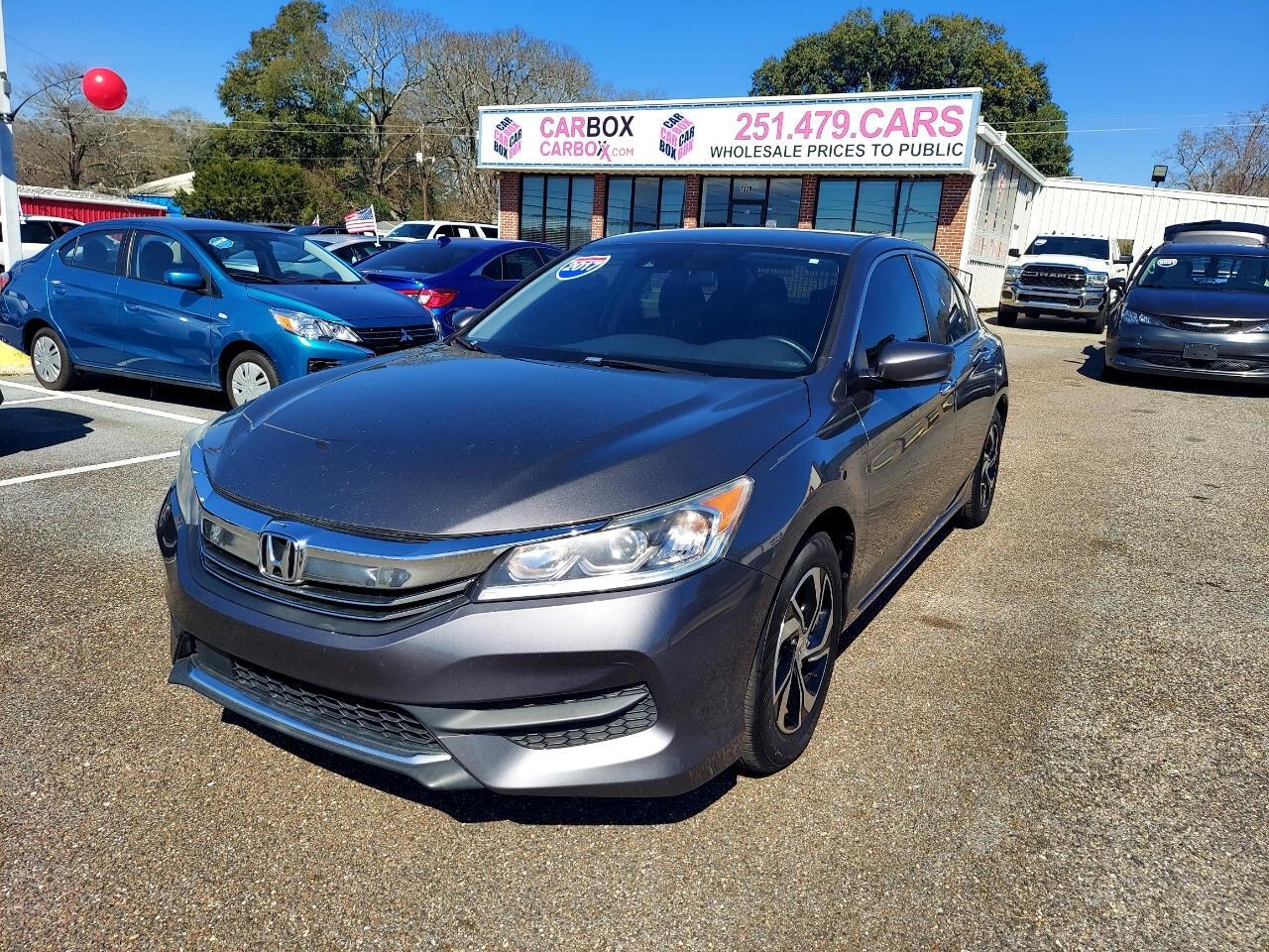 Honda Accord LX Sedan CVT w/ Honda Sensing 2017