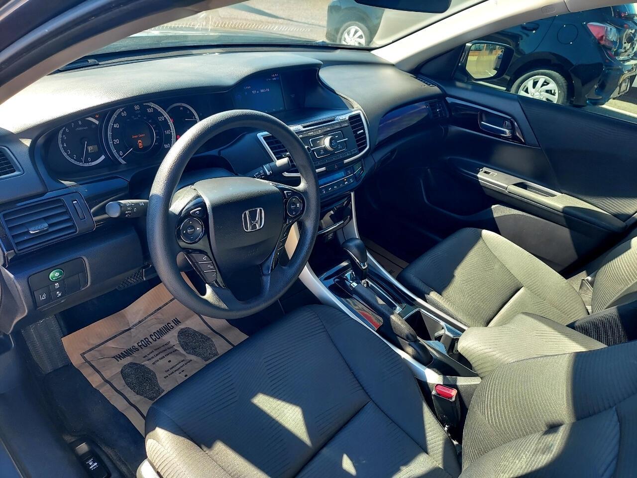 Honda Accord LX Sedan CVT w/ Honda Sensing 2017