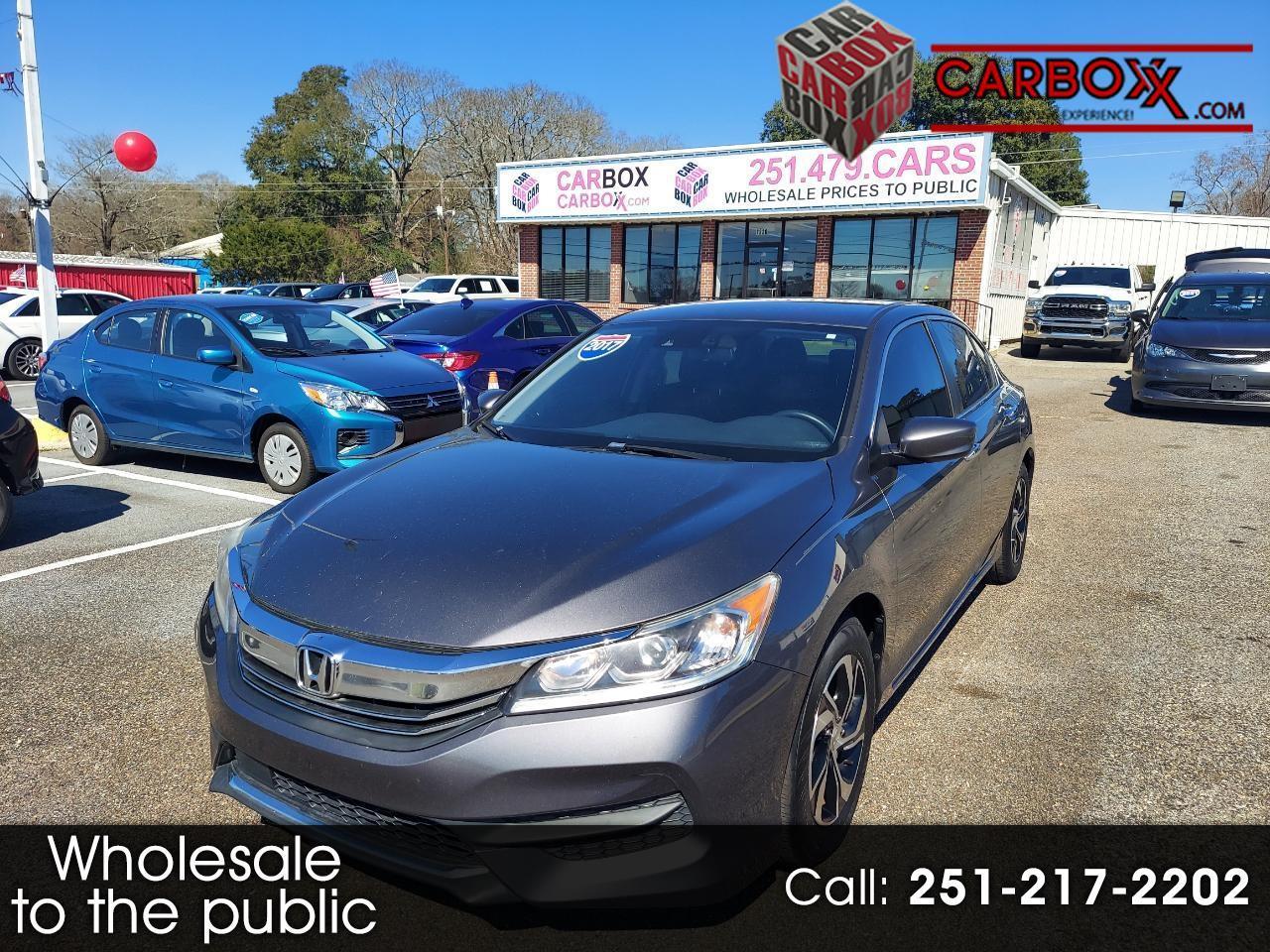 Honda Accord LX Sedan CVT w/ Honda Sensing 2017