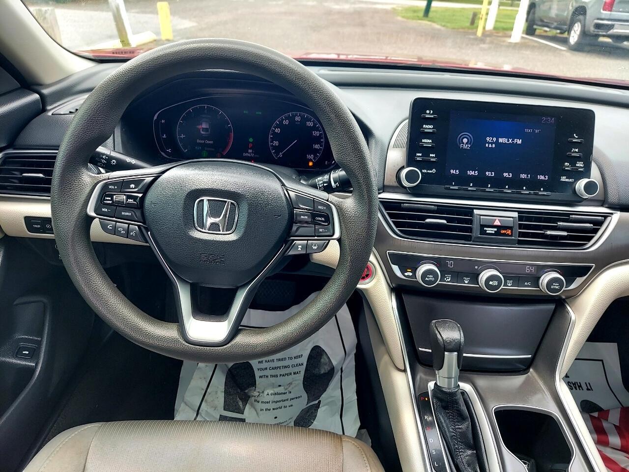 Honda Accord LX CVT 2019