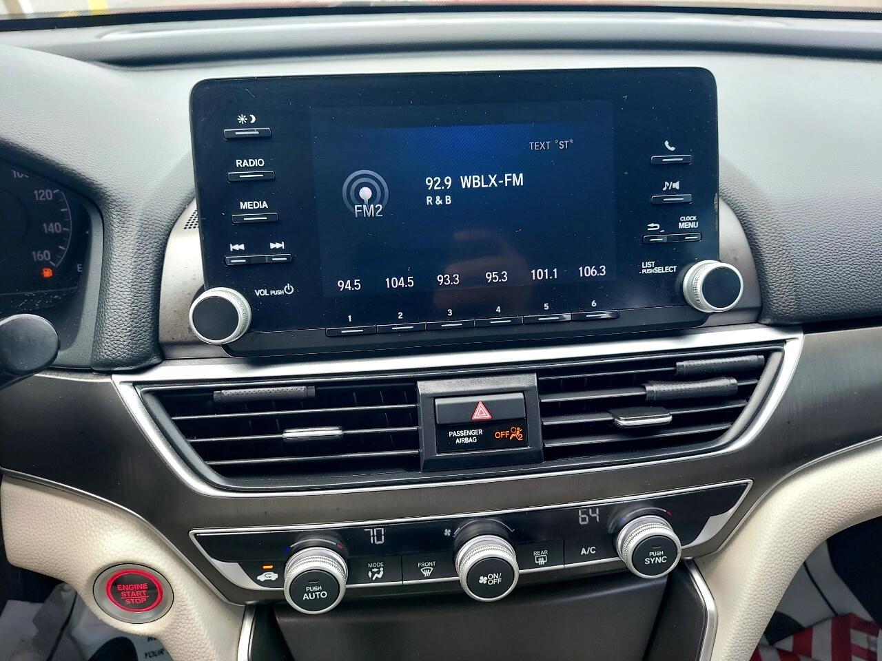 Honda Accord LX CVT 2019