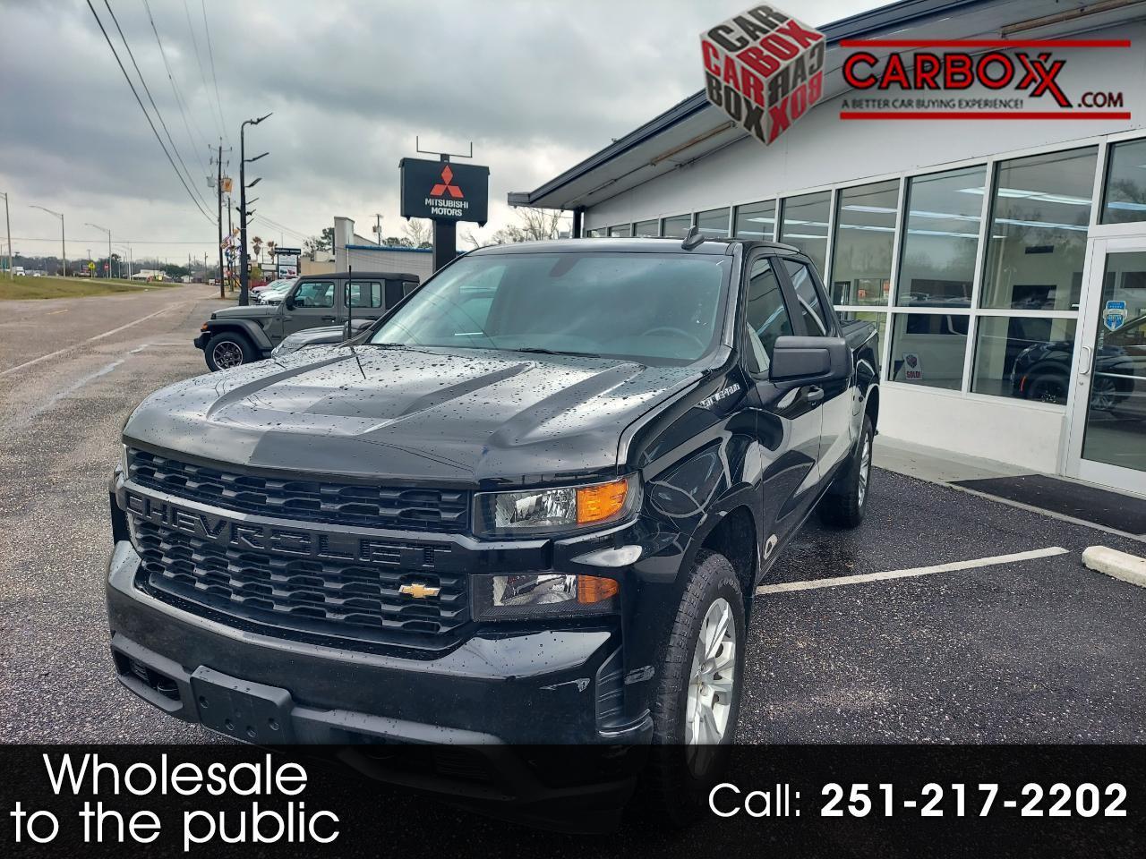 Chevrolet Silverado 1500 Custom Crew Cab Long Box 4WD 2021