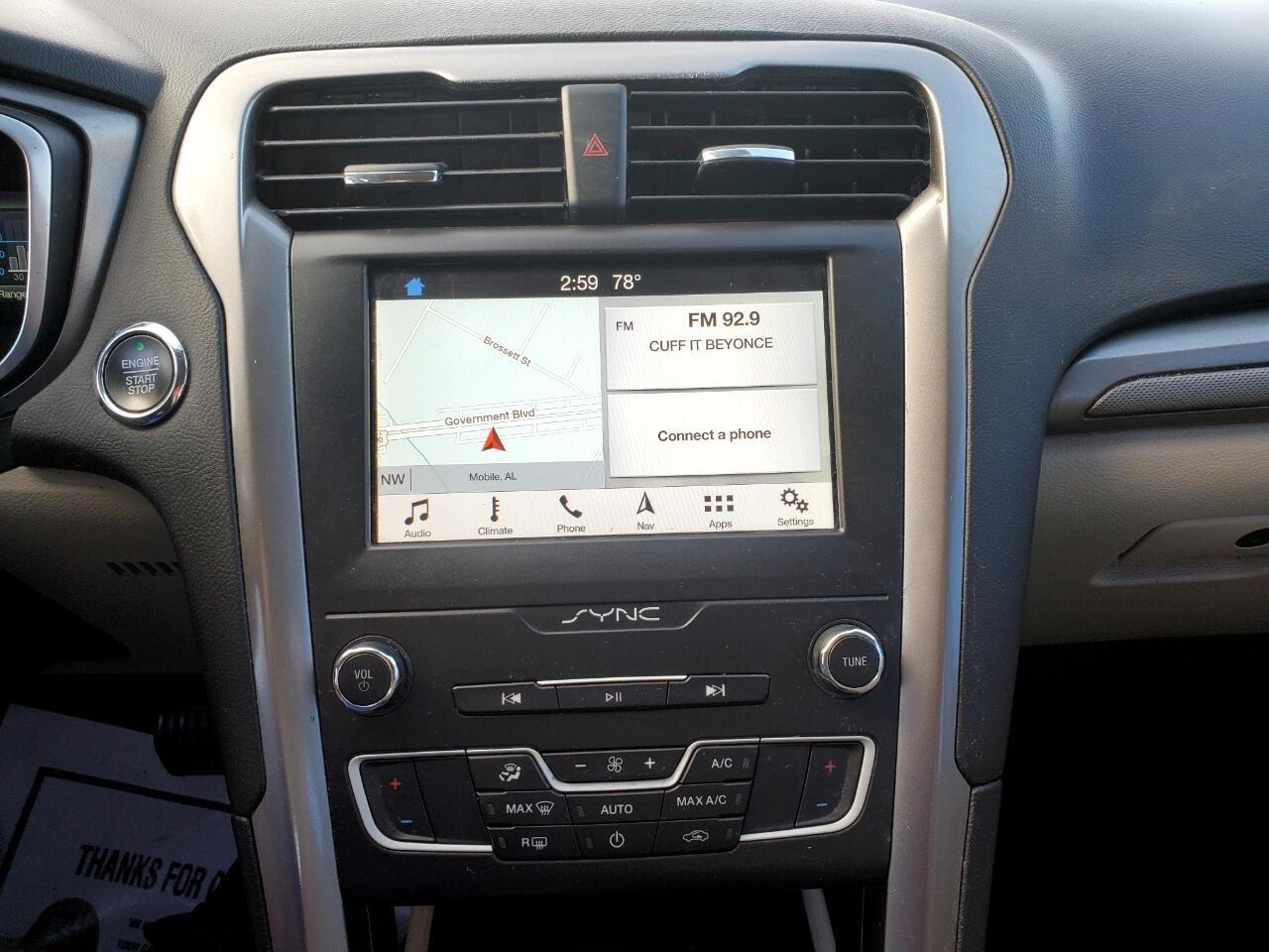 Ford Fusion Hybrid SE 2019
