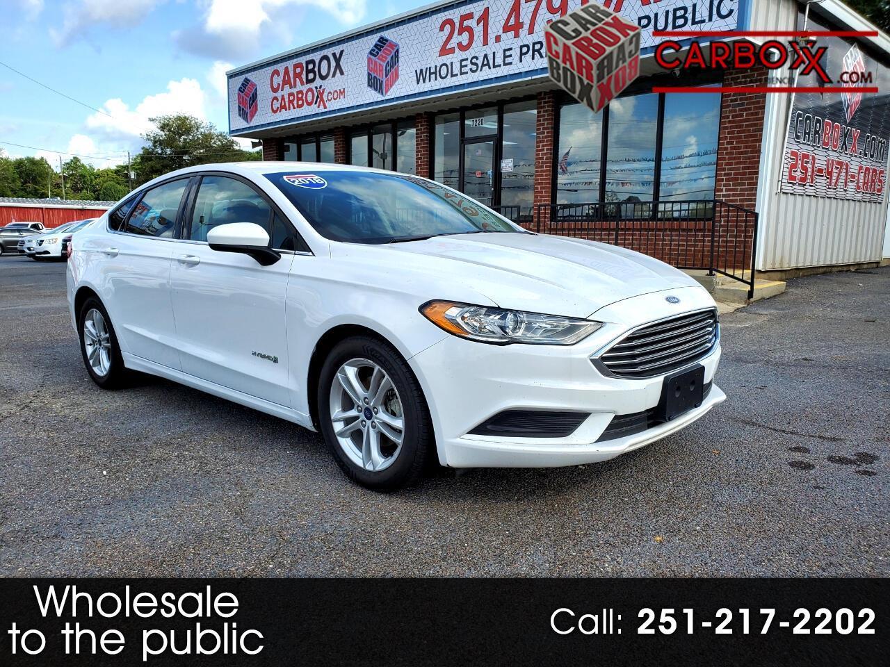 Ford Fusion Hybrid SE 2018