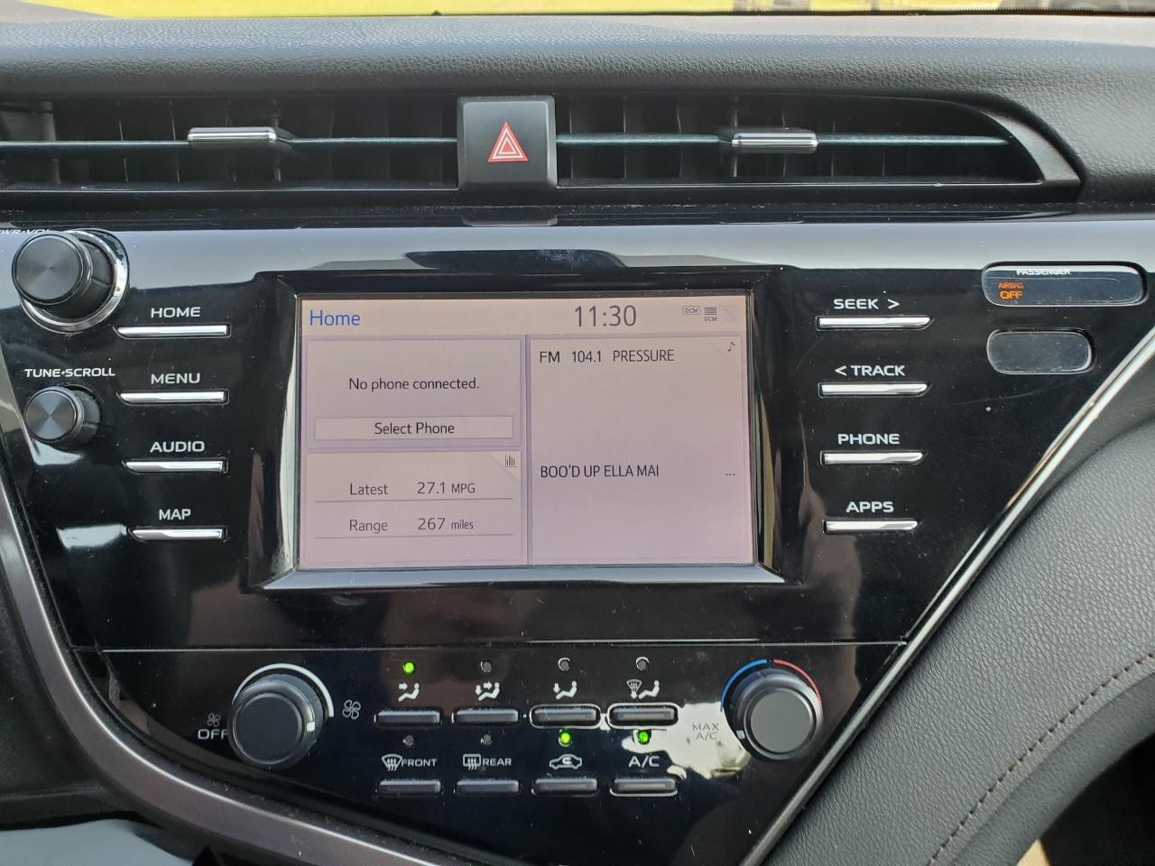 Toyota Camry XLE 2019