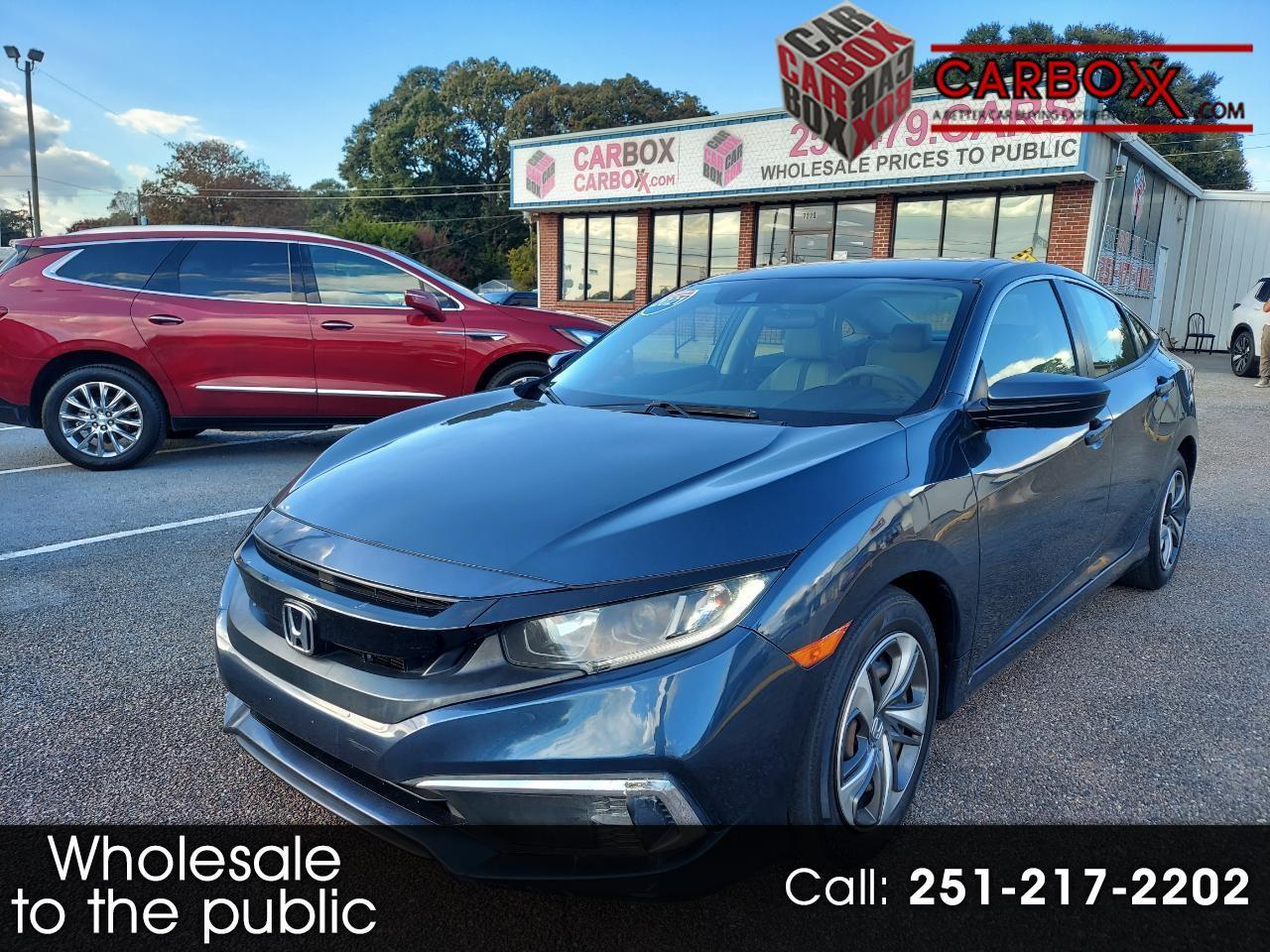 Honda Civic LX Honda Sensing Sedan CVT 2021