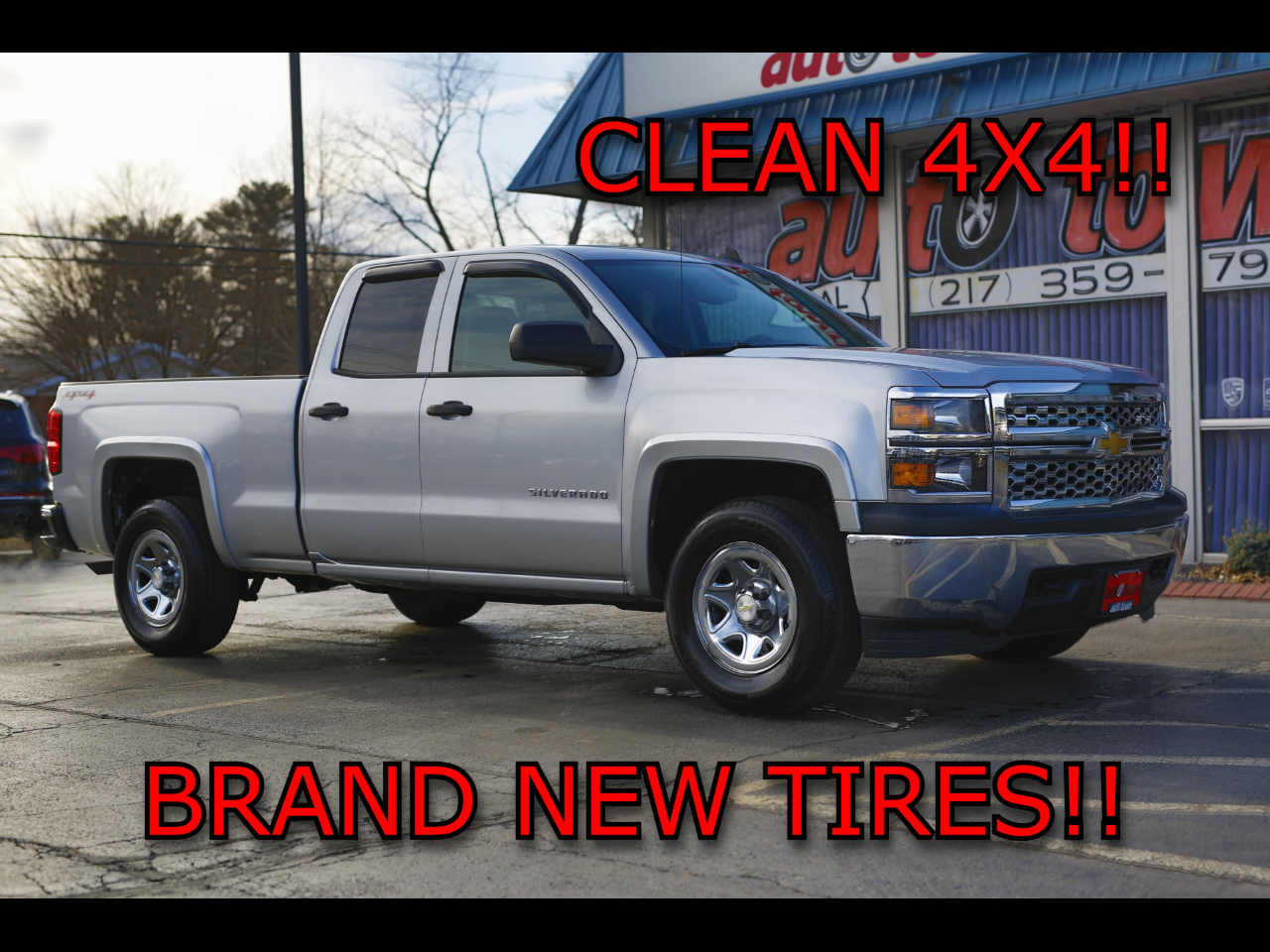 2014 Chevrolet Silverado 1500 4WD Double Cab 143.5" Work Truck w/2WT