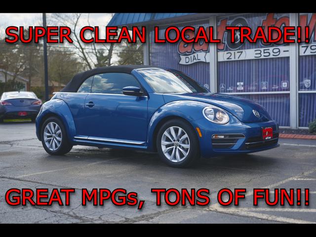 Black 2017 Volkswagen Beetle 1.8T SEL Convertible Convertible Front-Wheel Drive Automatic