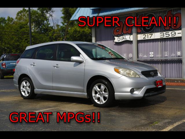Silver 2008 Toyota Matrix Hatchback Front-Wheel Drive Automatic