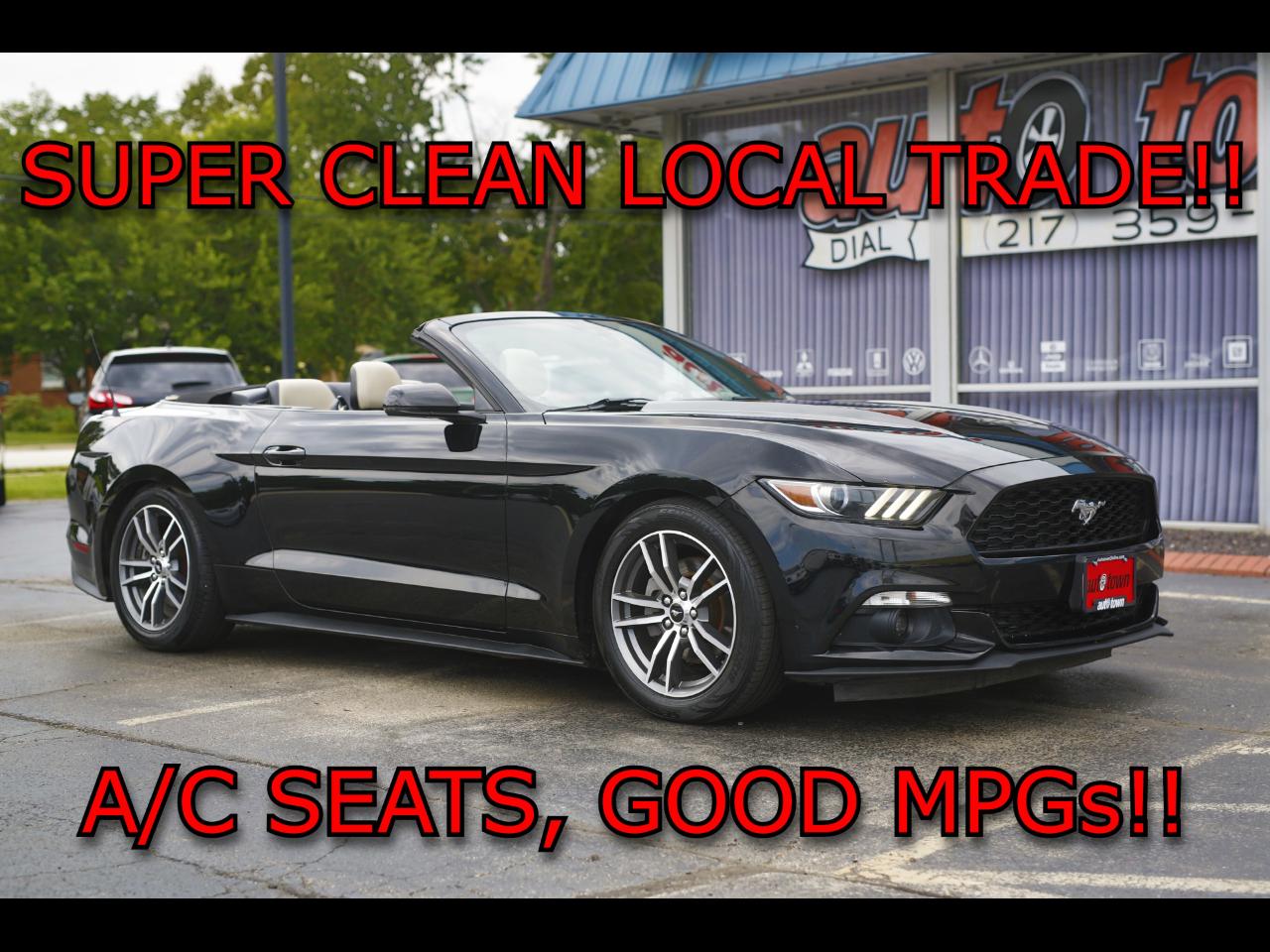 2016 Ford Mustang 2dr Conv EcoBoost Premium