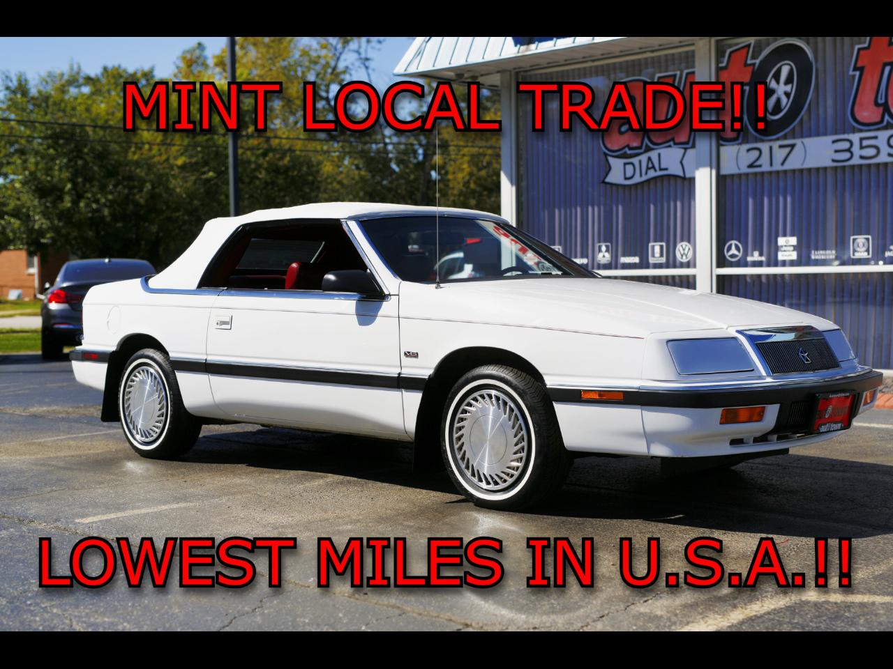 Chrysler LeBaron 2dr Convertible LX 1992