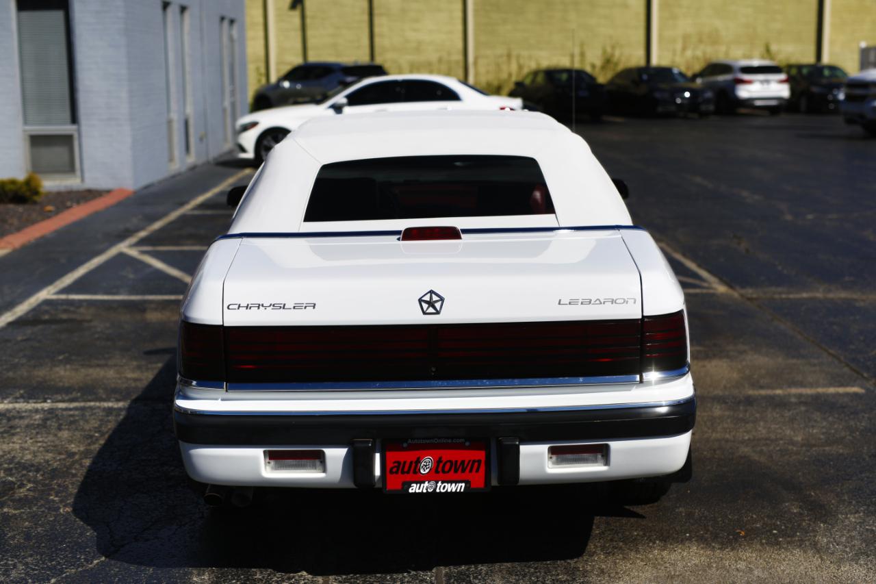 Chrysler LeBaron 2dr Convertible LX 1992