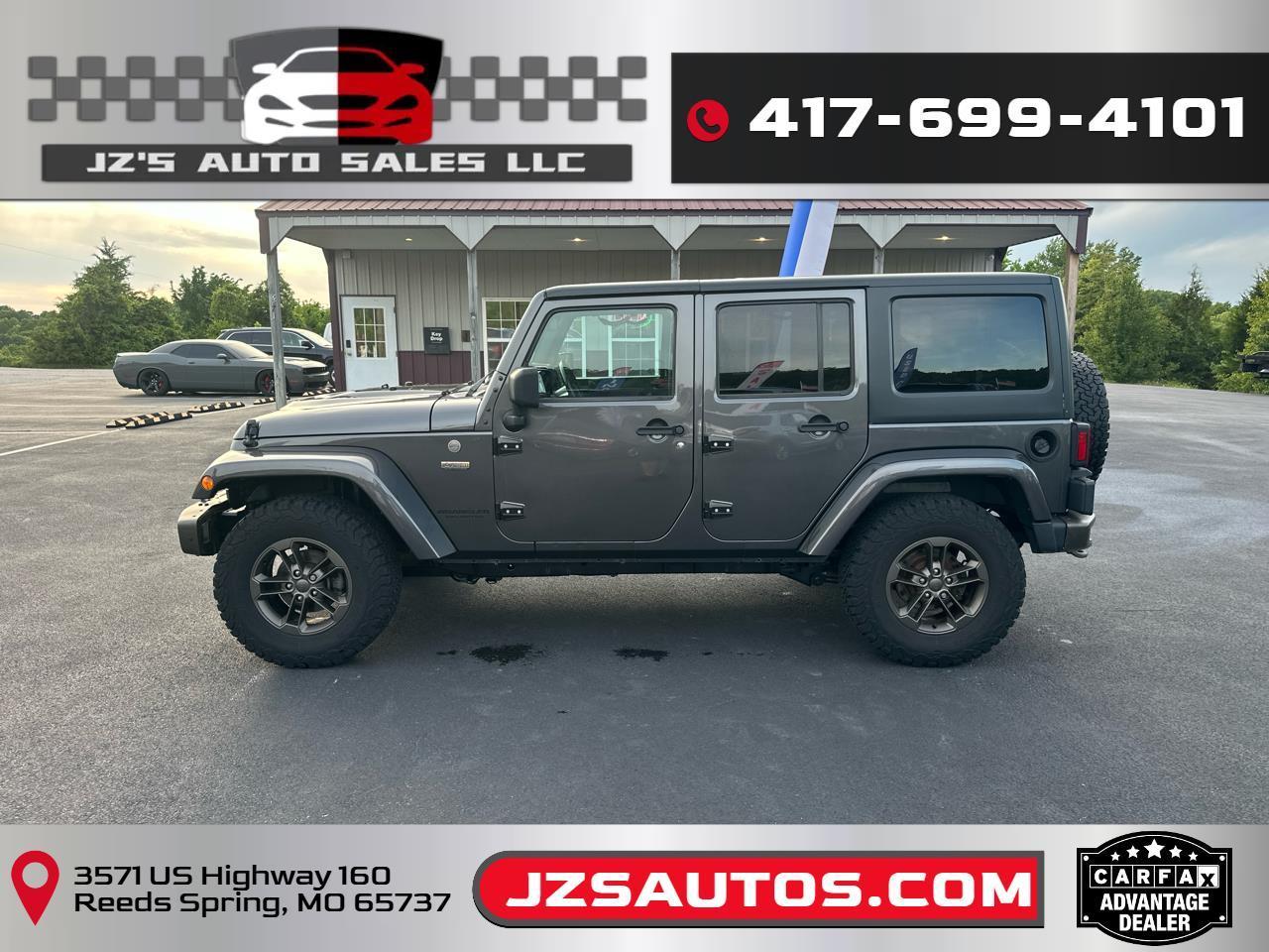 2017 Jeep Wrangler Unlimited Sahara 4WD