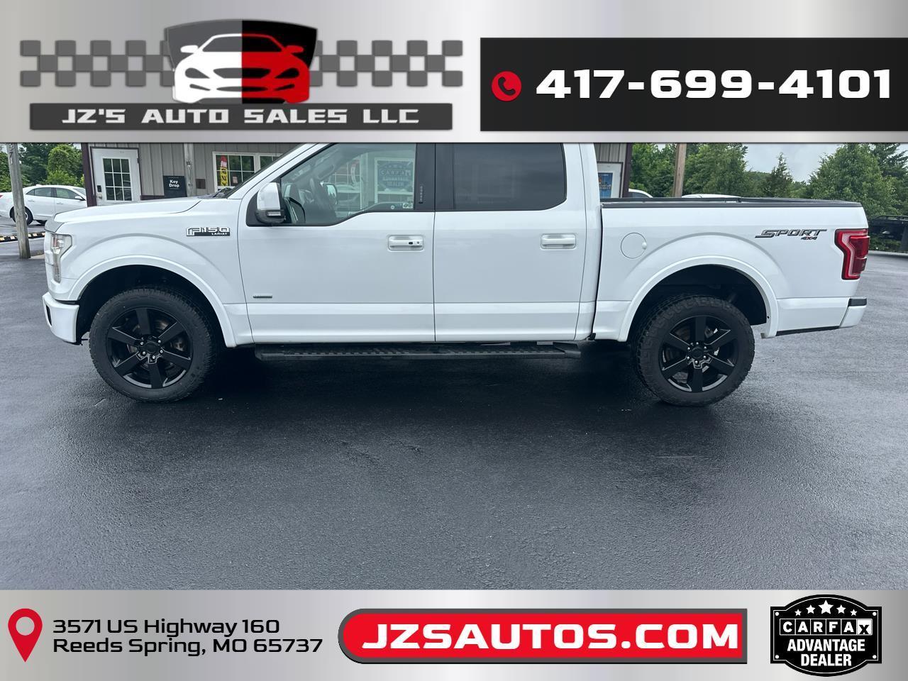 Ford F-150 4WD SuperCab 163" Lariat w/HD Payload Pkg 2016