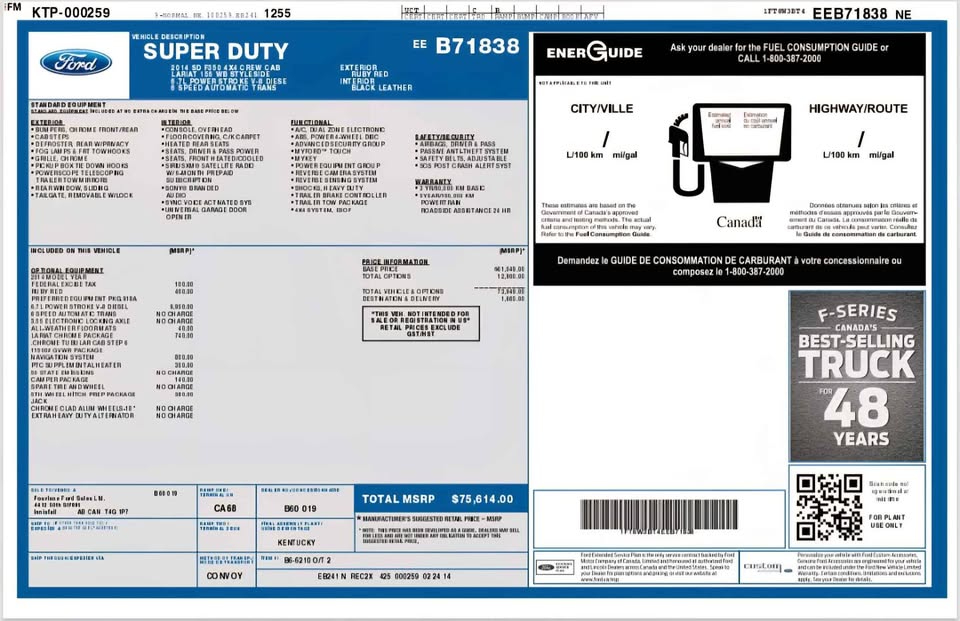 Ford Super Duty F-350 SRW Crew Cab 156" Lariat 2014 Ford Super Duty F-350 SRW Crew Cab 156" Lariat 2014
