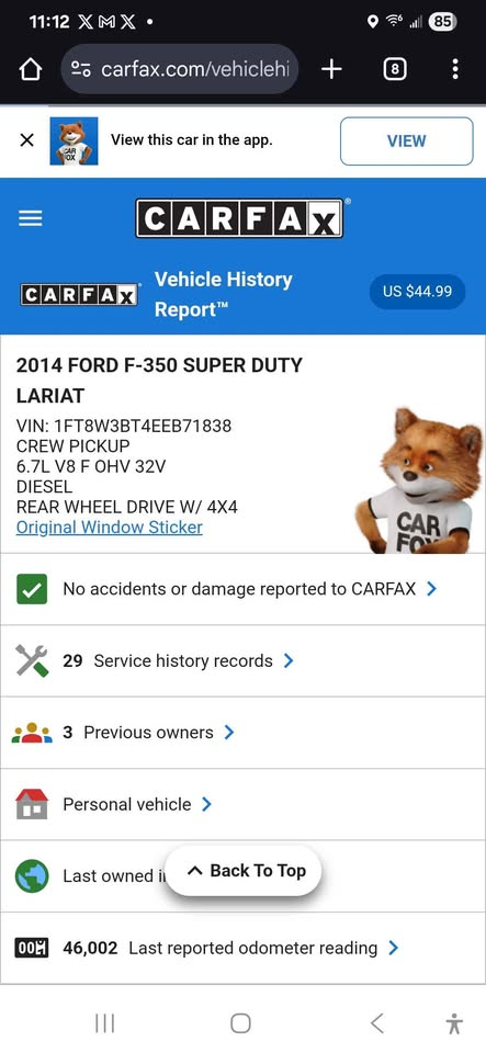 Ford Super Duty F-350 SRW Crew Cab 156" Lariat 2014 Ford Super Duty F-350 SRW Crew Cab 156" Lariat 2014