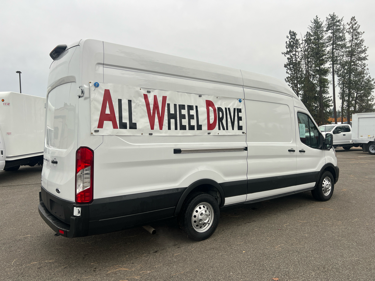 2023 Ford Transit Cargo Van T-250 148" EL Hi Rf 9070 GVWR AWD