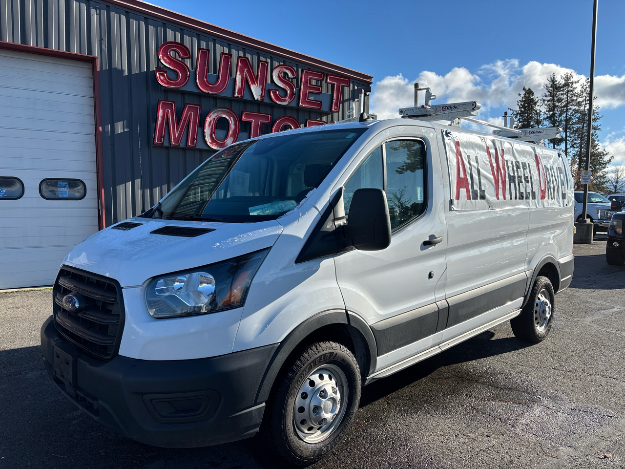 2020 Ford Transit Cargo Van T-350 130" Low Rf 9500 GVWR AWD