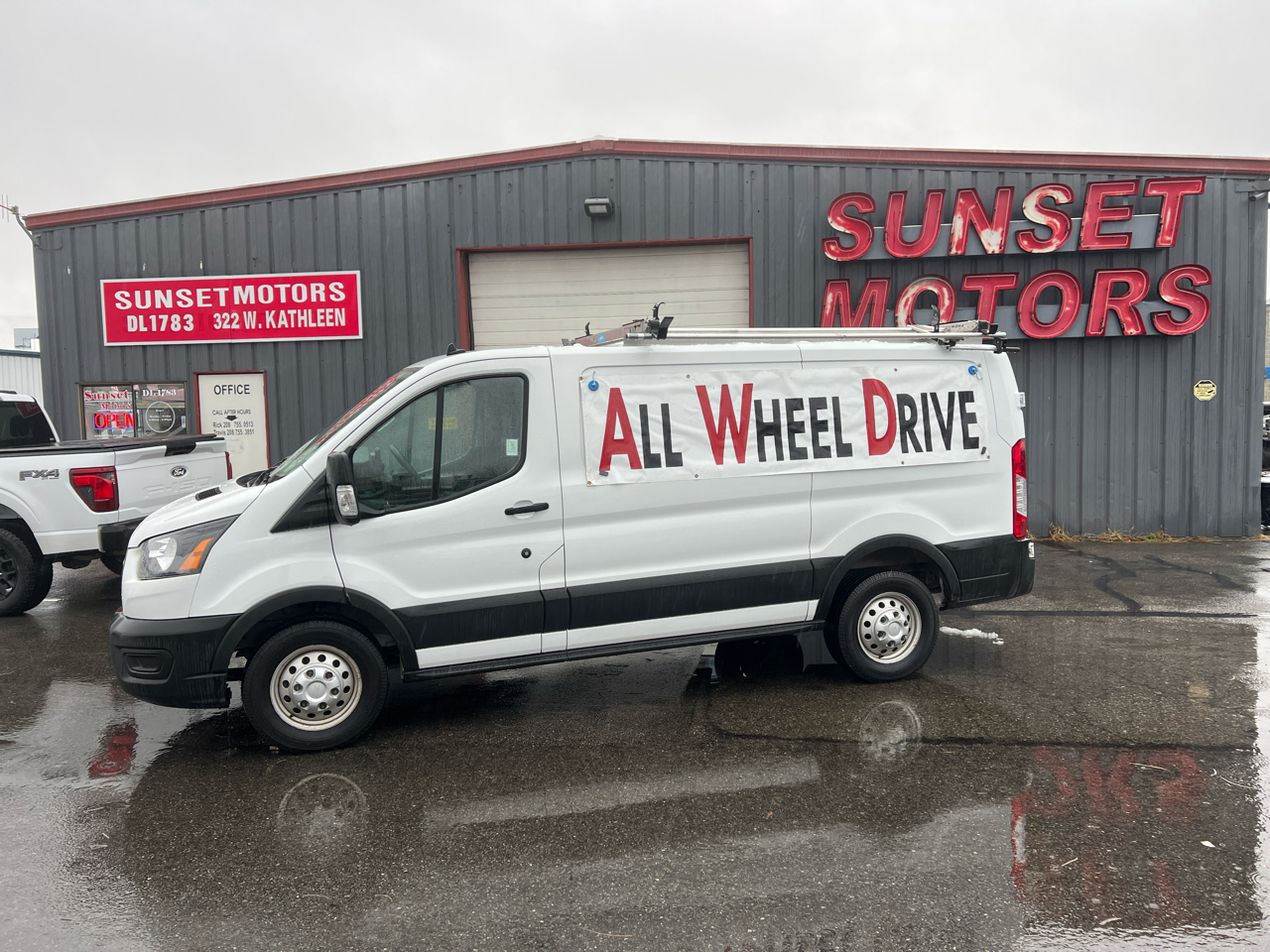 2020 Ford Transit Cargo Van T-250 130" Low Rf 9070 GVWR AWD