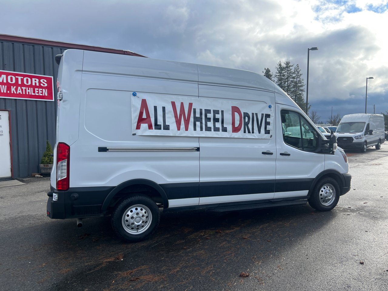 2023 Ford Transit Cargo Van T-350 148" Hi Rf 9500 GVWR AWD