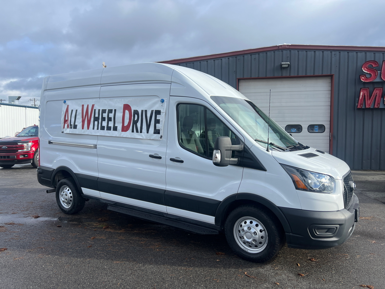 Ford Transit Cargo Van T-350 148" Hi Rf 9500 GVWR AWD 2023