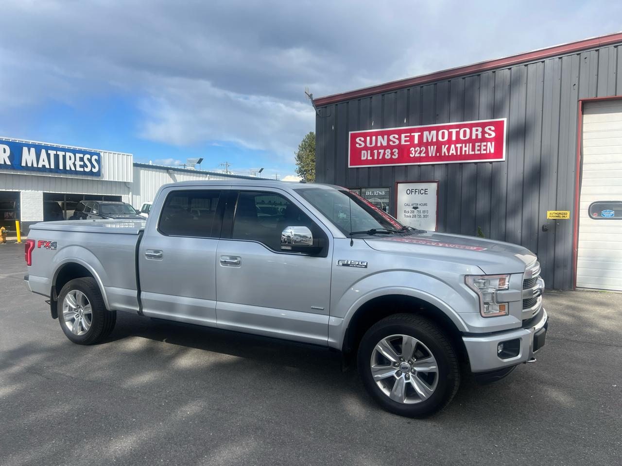 2015 Ford F-150 4WD SuperCrew 157" Platinum