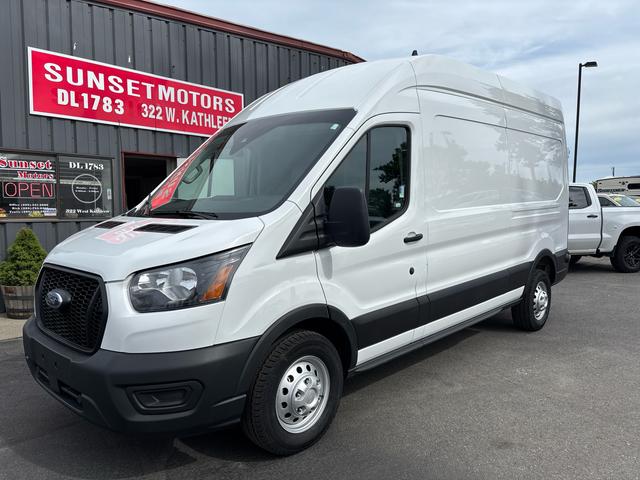White 2025 Ford Transit Cargo Van All-Wheel Drive Automatic