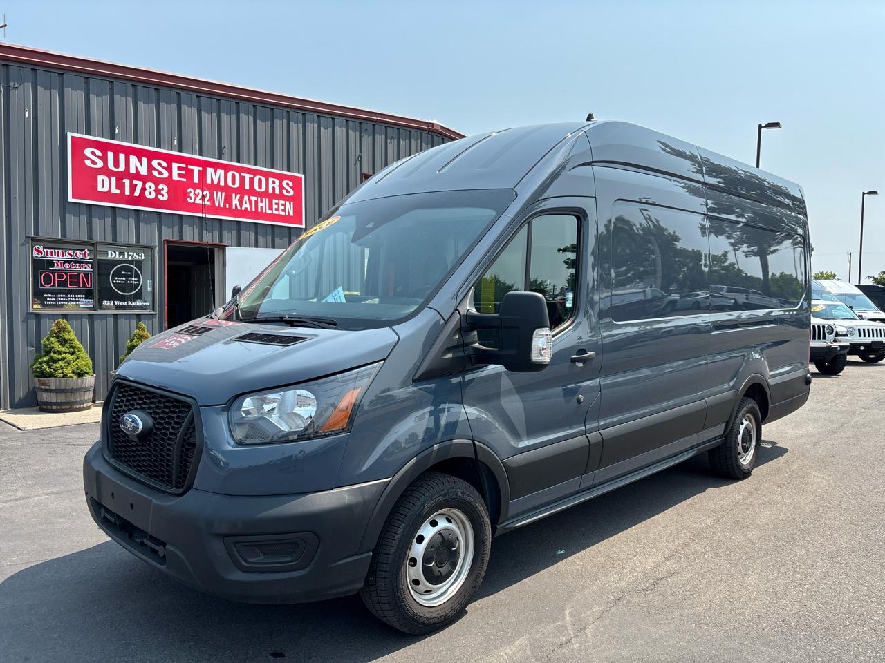 2021 Ford Transit Cargo Van T-250 148" EL Hi Rf 9070 GVWR RWD
