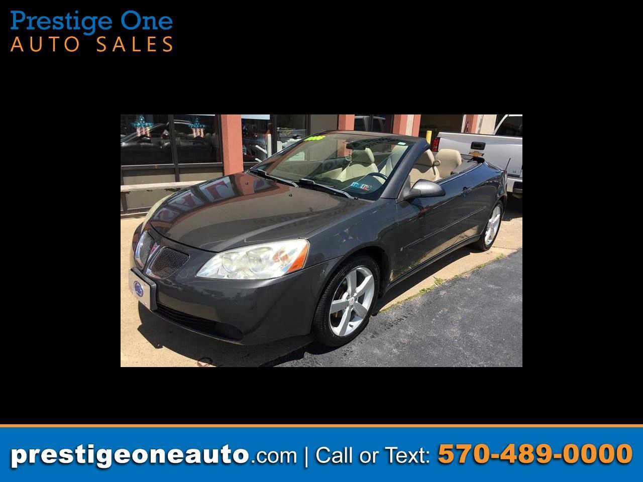 Used 2006 Pontiac G6 GT Convertible for Sale in Peckville PA 18542