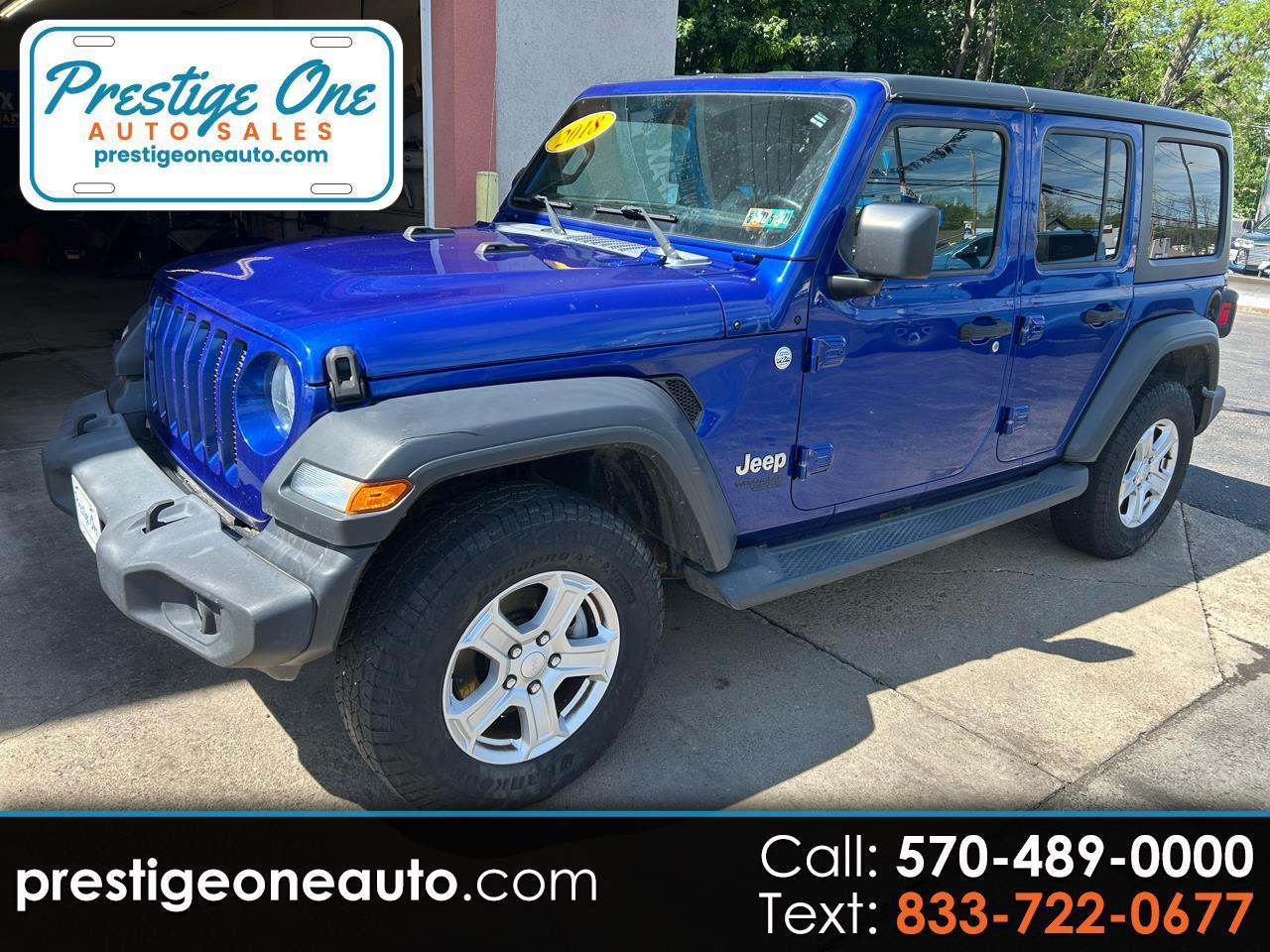 Jeep Wrangler Unlimited Sport 2018