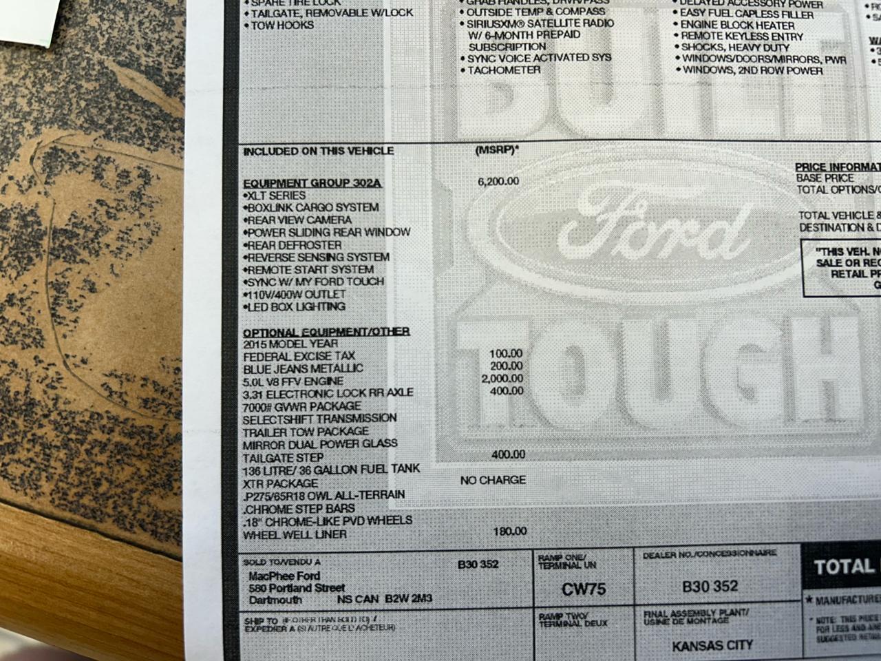 Ford F-150 XLT SuperCrew 5.5-ft. Bed 4WD 2015