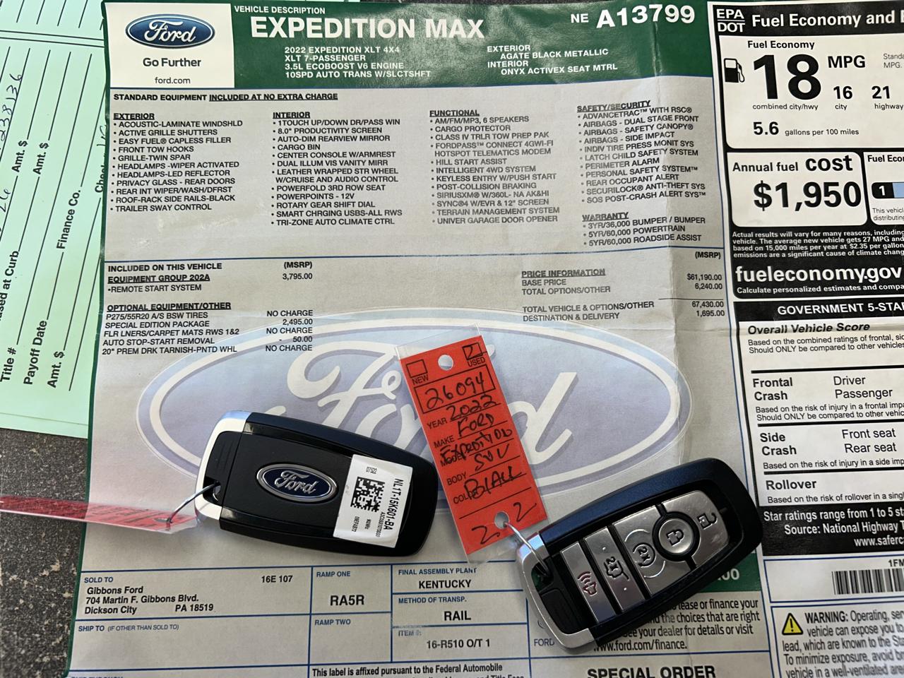 Ford Expedition MAX XLT 4WD 2022