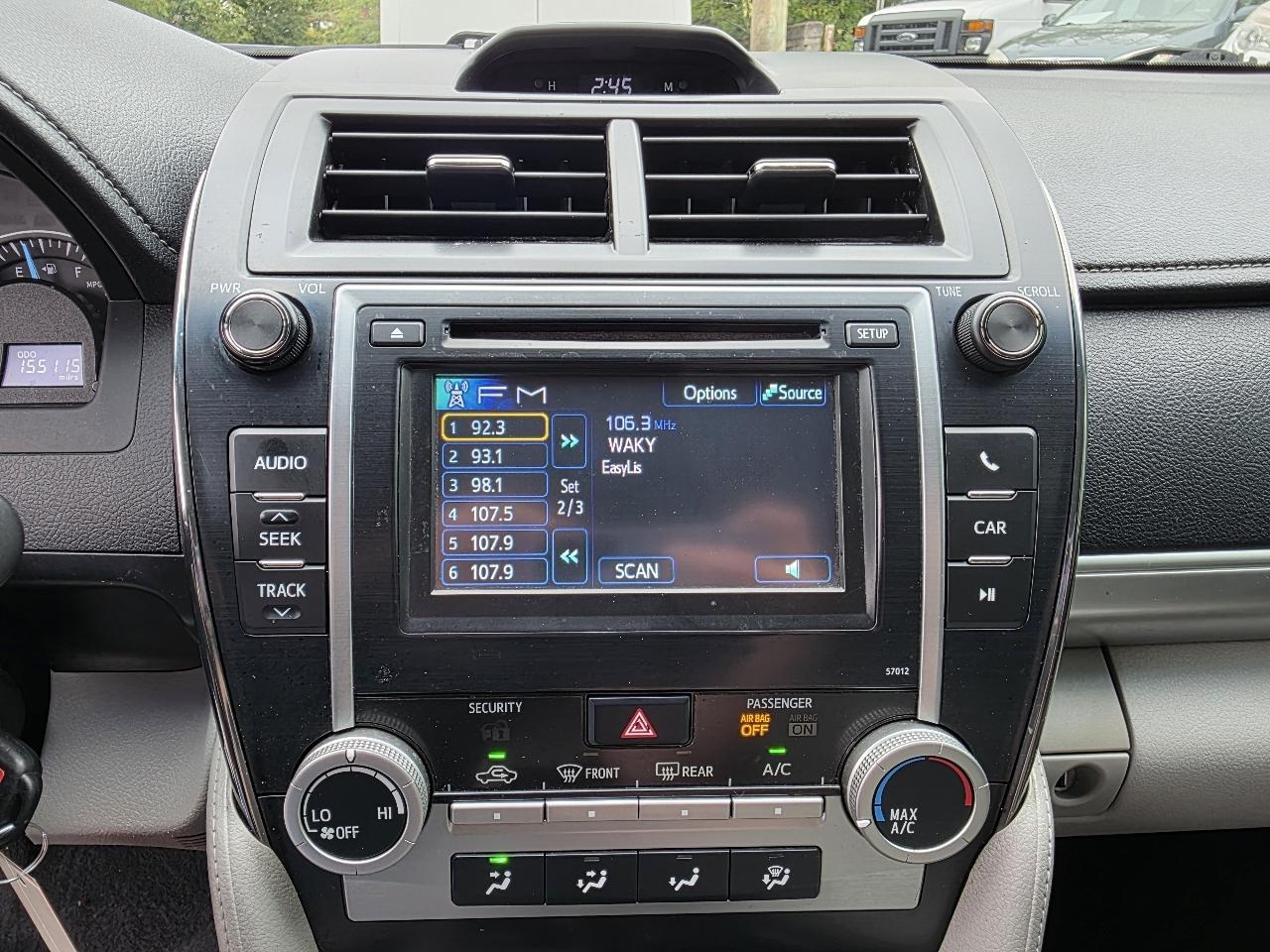 Toyota Camry LE 2012