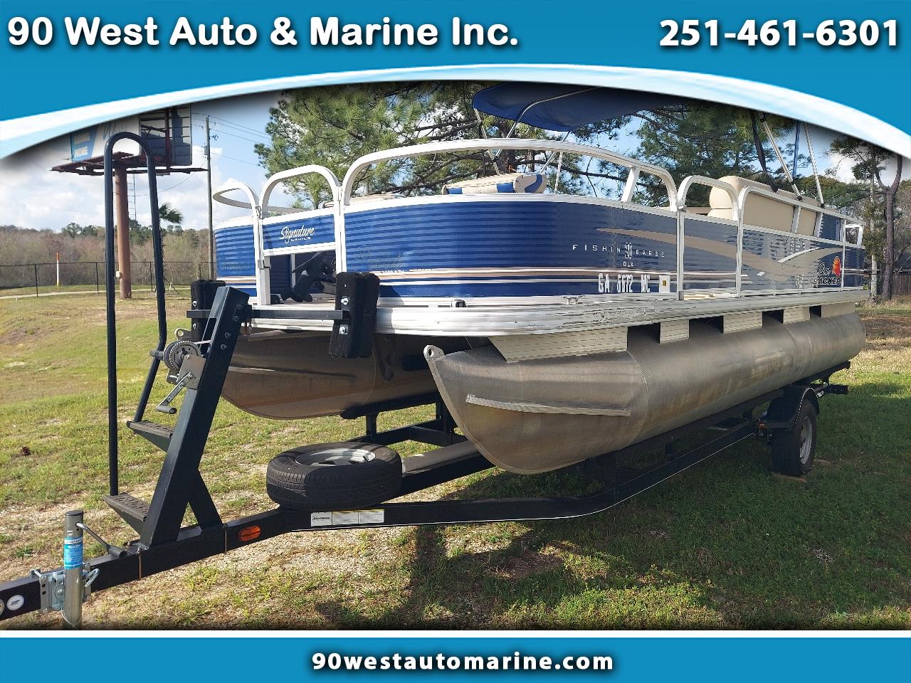 Used 2020 Bass Tracker Pontoon Boat SunTracker 20 for Sale in Mobile AL