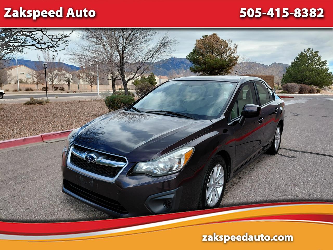 2013 Subaru Impreza 2.0i Premium 4-Door w/All Weather Package