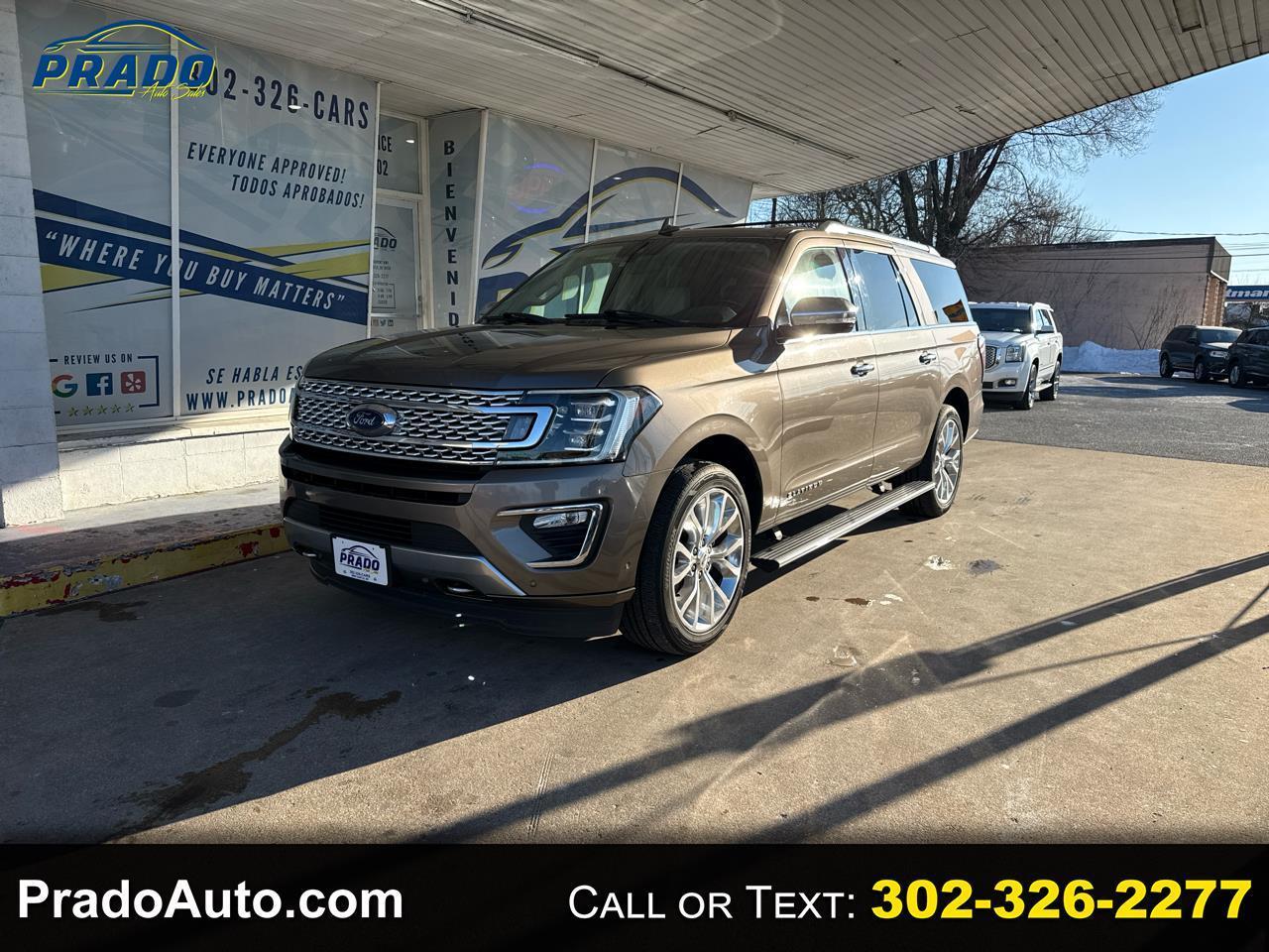 2018 Ford Expedition Max Platinum 4x4