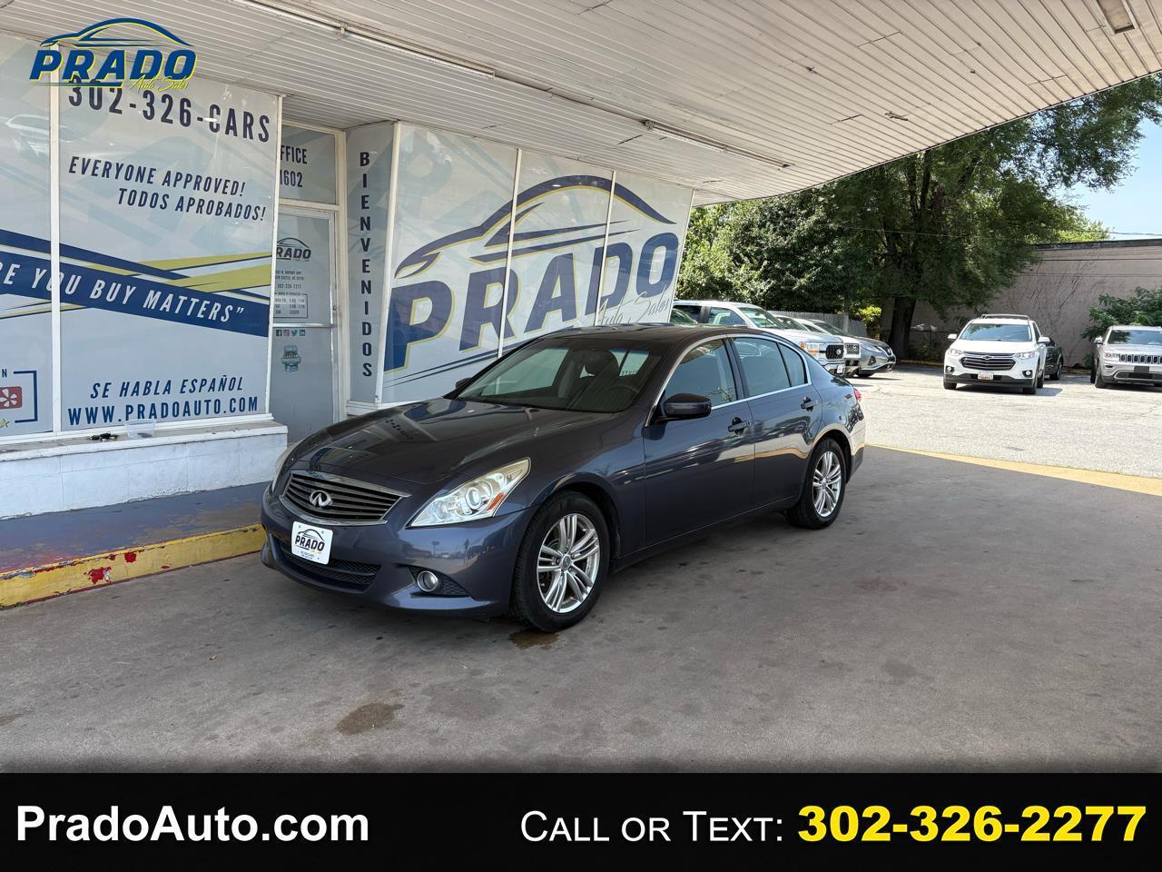 2012 Infiniti G25 Sedan 4dr x AWD