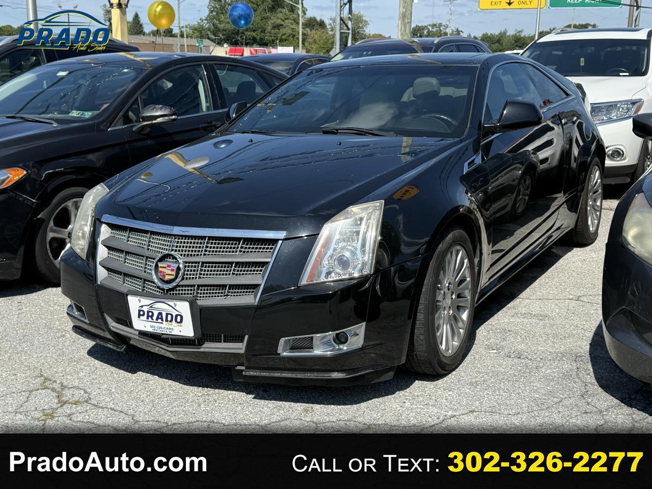2011 Cadillac CTS Coupe 2dr Cpe Performance AWD