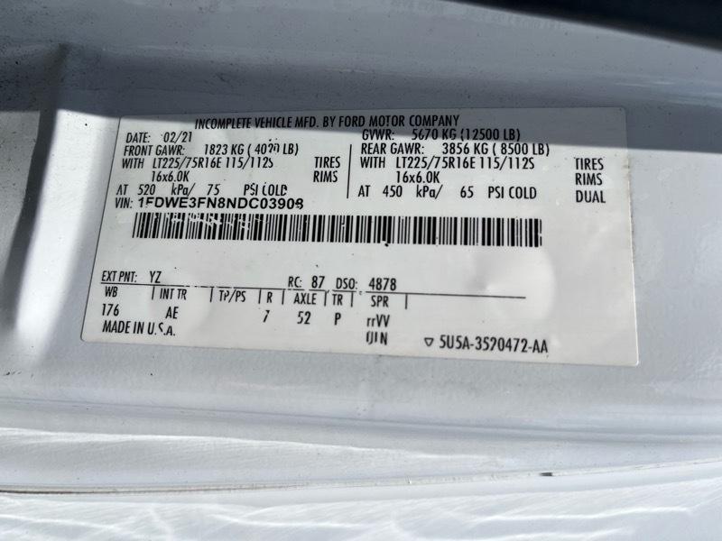 Ford Econoline E-350 Super Duty 2022